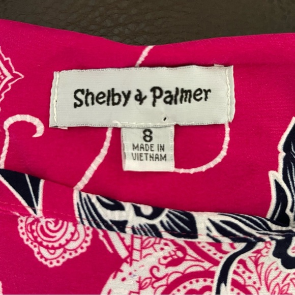 Shelby&Palmer bright pink midi dress size 8 new with tags - Picture 6 of 8